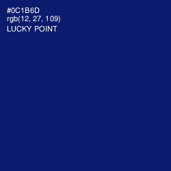 #0C1B6D - Lucky Point Color Image