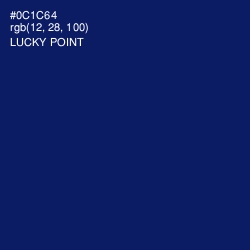 #0C1C64 - Lucky Point Color Image