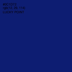 #0C1D72 - Lucky Point Color Image