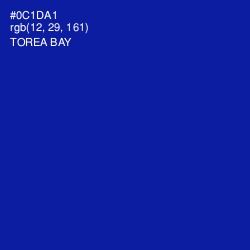 #0C1DA1 - Torea Bay Color Image