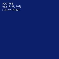 #0C1F6B - Lucky Point Color Image