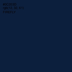 #0C203D - Firefly Color Image