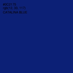 #0C2175 - Catalina Blue Color Image