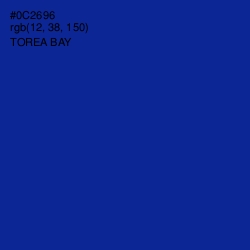 #0C2696 - Torea Bay Color Image