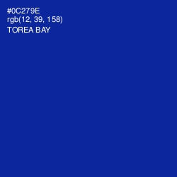 #0C279E - Torea Bay Color Image