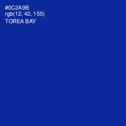 #0C2A9B - Torea Bay Color Image