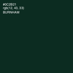 #0C2B21 - Burnham Color Image