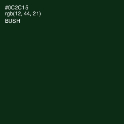 #0C2C15 - Bush Color Image