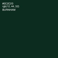 #0C2C20 - Burnham Color Image