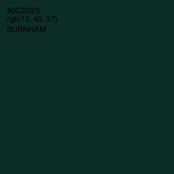 #0C2D25 - Burnham Color Image