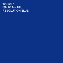 #0C3287 - Resolution Blue Color Image