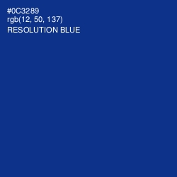 #0C3289 - Resolution Blue Color Image