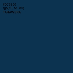 #0C3350 - Tarawera Color Image