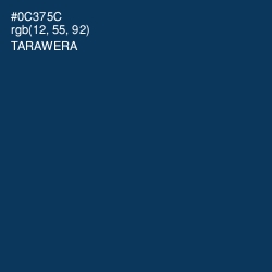 #0C375C - Tarawera Color Image