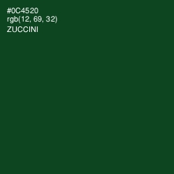 #0C4520 - Zuccini Color Image