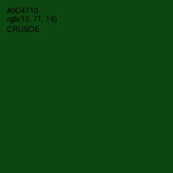 #0C4710 - Crusoe Color Image