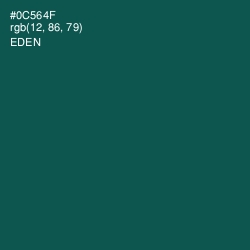 #0C564F - Eden Color Image