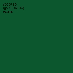 #0C572D - Kaitoke Green Color Image