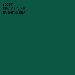 #0C5744 - Evening Sea Color Image