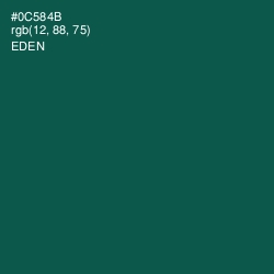 #0C584B - Eden Color Image