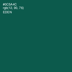 #0C5A4C - Eden Color Image