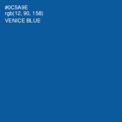 #0C5A9E - Venice Blue Color Image