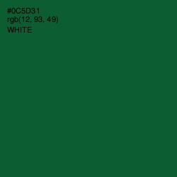 #0C5D31 - Kaitoke Green Color Image