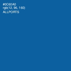 #0C60A0 - Allports Color Image