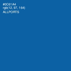 #0C61A4 - Allports Color Image