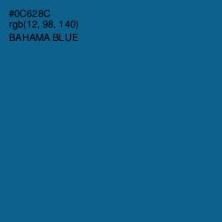 #0C628C - Bahama Blue Color Image