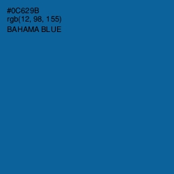 #0C629B - Bahama Blue Color Image