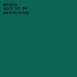 #0C6554 - Watercourse Color Image