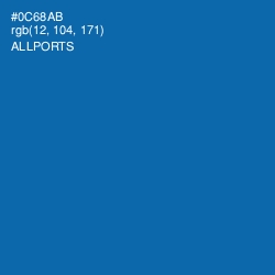 #0C68AB - Allports Color Image