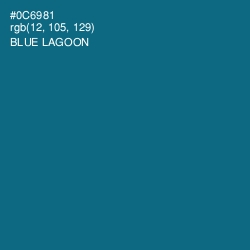 #0C6981 - Blue Lagoon Color Image