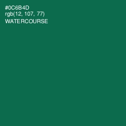 #0C6B4D - Watercourse Color Image