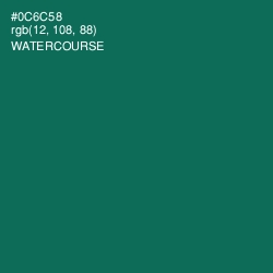 #0C6C58 - Watercourse Color Image