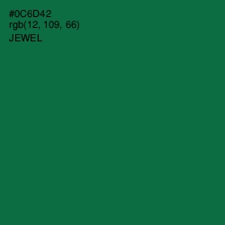 #0C6D42 - Jewel Color Image