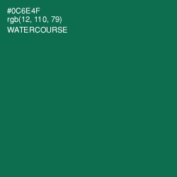#0C6E4F - Watercourse Color Image