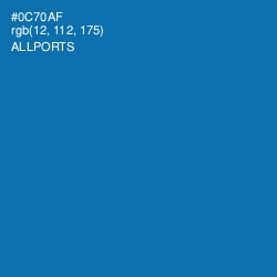 #0C70AF - Allports Color Image