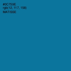 #0C759E - Matisse Color Image