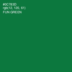 #0C783D - Fun Green Color Image