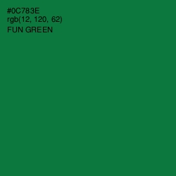 #0C783E - Fun Green Color Image