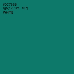 #0C796B - Pine Green Color Image