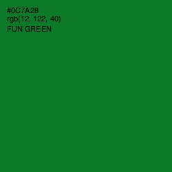 #0C7A28 - Fun Green Color Image