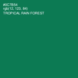 #0C7B54 - Tropical Rain Forest Color Image
