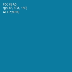 #0C7BA0 - Allports Color Image