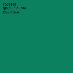 #0C8160 - Deep Sea Color Image