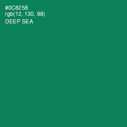 #0C8258 - Deep Sea Color Image