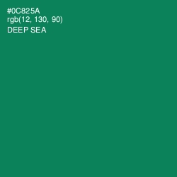 #0C825A - Deep Sea Color Image