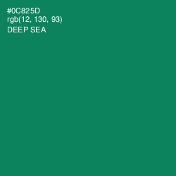 #0C825D - Deep Sea Color Image